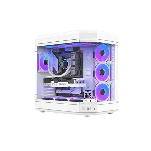 [0008895] T-Wolf Infinity X10 ARGB ATX Gaming Casing White