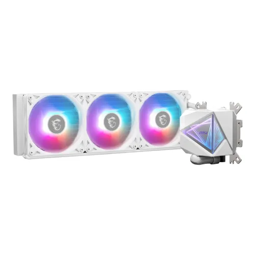 [0008991] MSI MAG CORELIQUID I360 AIO ARGB Liquid CPU Cooler White 