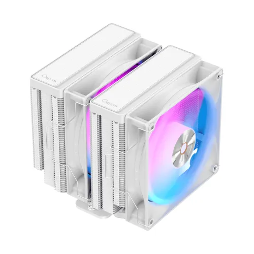 Ocypus Delta A62 WH ARGB Dual Tower Air CPU Cooler 