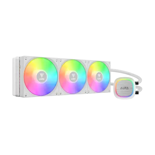 Gamdias AURA GL360 V2 WH ARGB Liquid CPU Cooler 