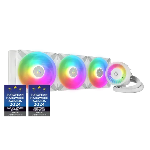 Arctic Liquid Freezer III 420MM ARGB Liquid CPU Cooler White 
