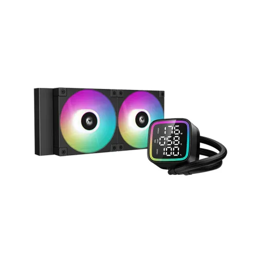 DeepCool LD240 240mm ARGB Liquid CPU Cooler With Display 