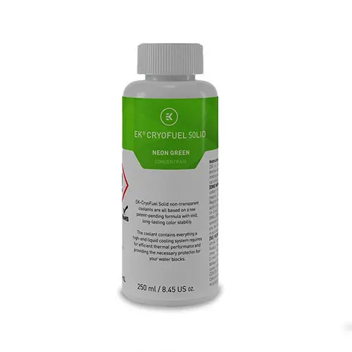 [09464] EKWB EK-CryoFuel Solid Concentrate Coolant 250mL Neon Green 