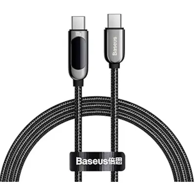 Baseus CB000028 Minimalist Series (TC to TC) Fast Charging Data Cable Black (100W/1M)