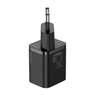 Baseus Super Si Quick Charging Adapter With Type C Port+TC to TC Cable (25W)