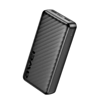 Awei P5K 10000mah Fast Charging Power Bank Black (10.5W)