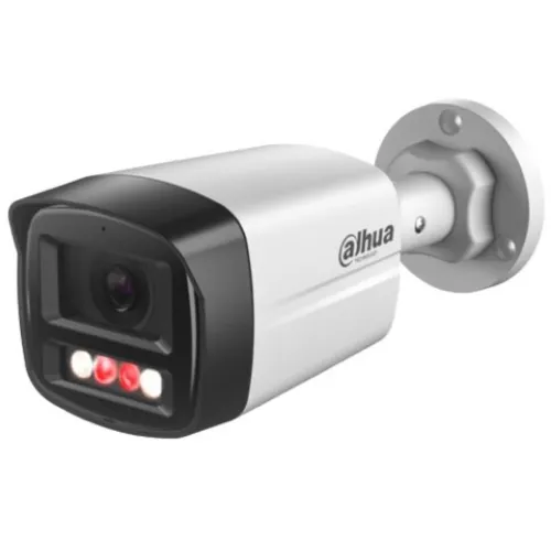 Dahua 4MP Smart Dual Light Bullet Network Camera 30 MTR Distance, Lens 3.6 MM With Built In Mic (Metal Body)#DH-IPC-HFW1439TL1P-A-IL