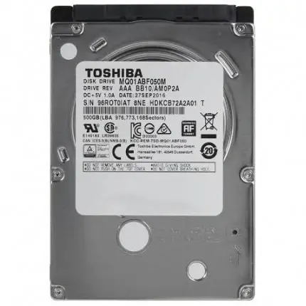 [05785] TOSHIBA MQ01ABF050M SATA 500GB Laptop Hard Disk Drive 