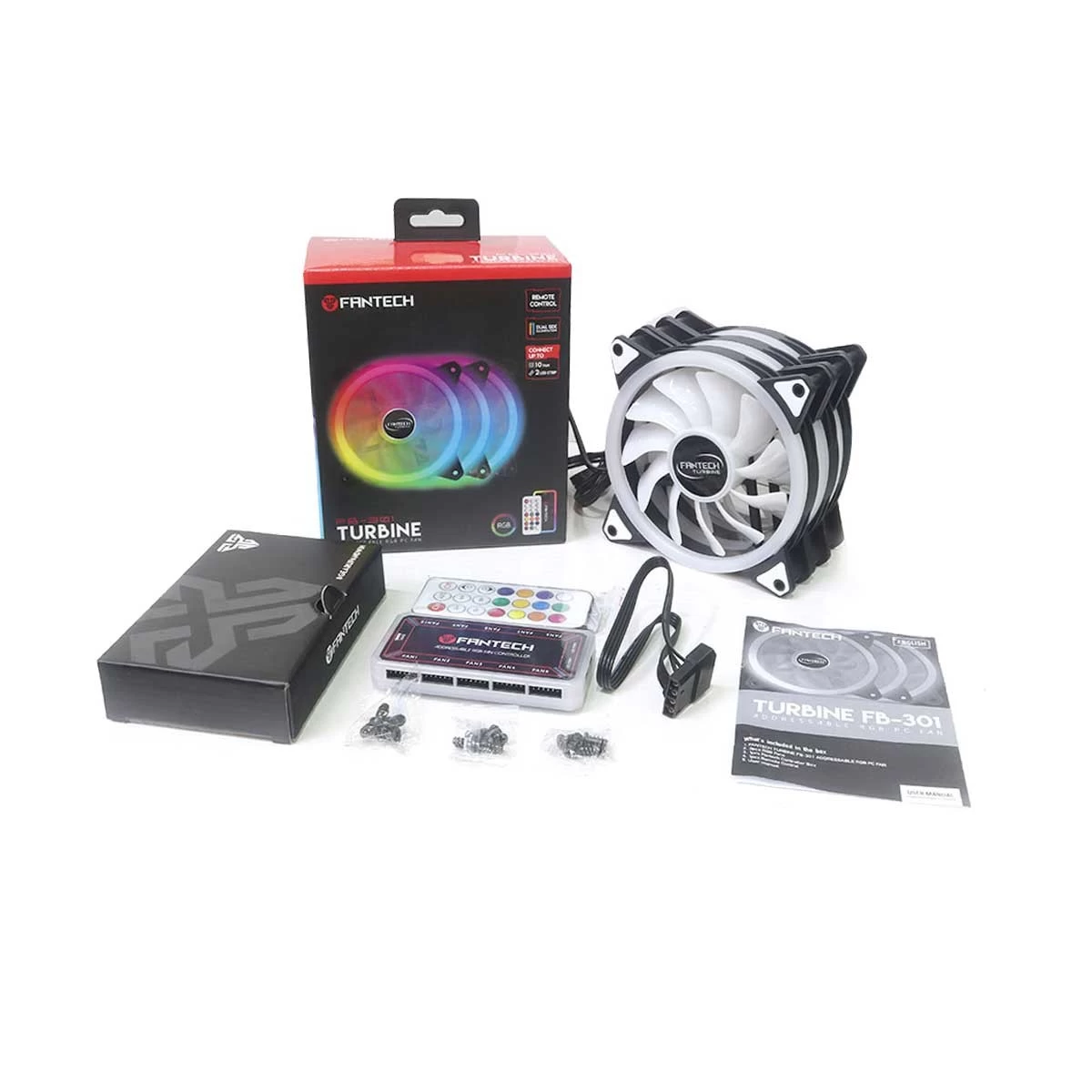 Fantech Turbine FB-301 120mm RGB (3 in 1) Casing Cooling Fan