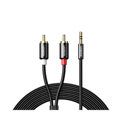 UGREEN 10538 3.5mm Male to Female 5m Audio Extension Cab-BK
