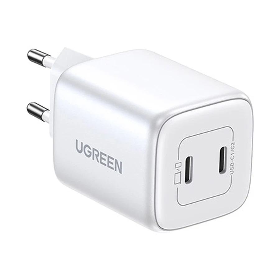 UGREEN CD294 (15327) NEXODE 45W Dual USB-C GaN Fast Charger - White