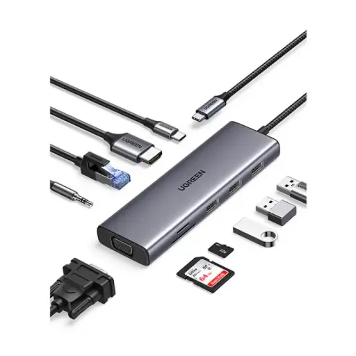 [06803] UGREEN Revodok CM498 (15601) USB-C Multifunction 10-in-1 Docking Station