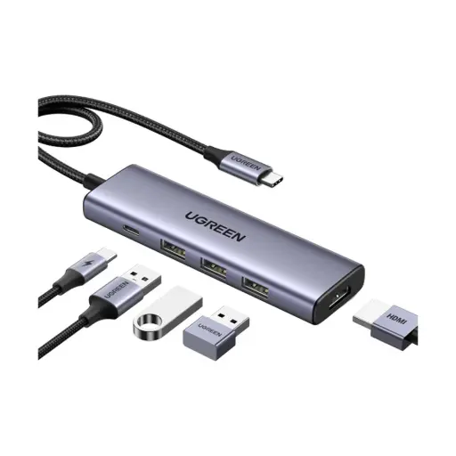 [06532] UGREEN CM511 (15596) USB-C Multifunction 5-in-1 Docking Station 