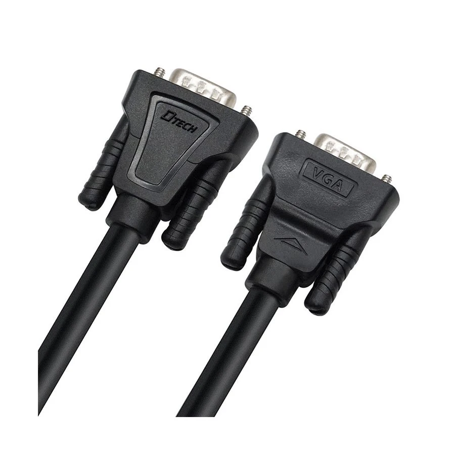 DTECH VGA Male to Male 50 Meter Black Cable # DT-V011