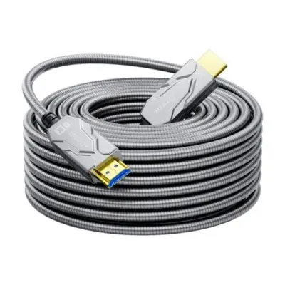 DTECH DT-HF8100KF HDMI TO HDMI 8K ARMOR FIBER OPTIC CABLE WATERPROOF SHELL 100M