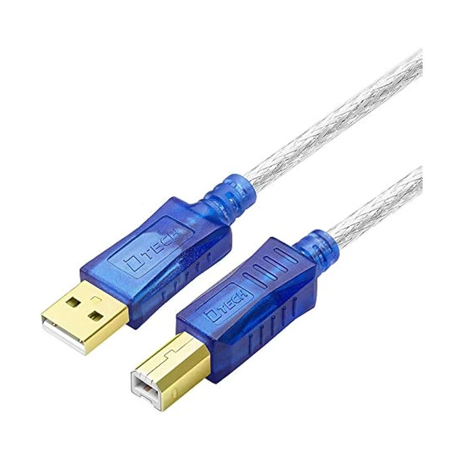 DTECH USB Male to Female, 8 Meter, Silver Extension Cable # DT-5026