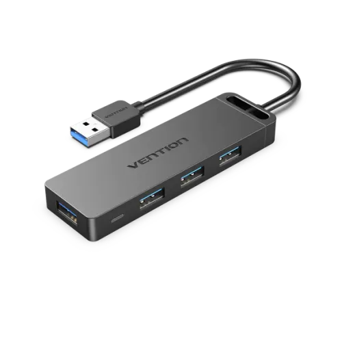 VENTION CHLBF 4-Port USB 3.0 Hub With Power Supply 1M Black