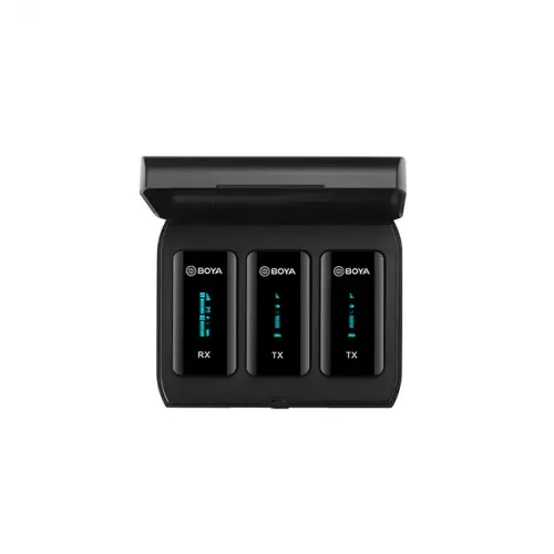 Boya BY-XM6-K2 2.4GHz Ultra-compact Wireless Microphone System Kit 