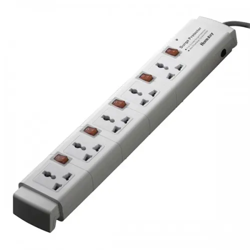 [03594] Huntkey PZC504 FivePorts 3 Line Surge Protection Power Strip