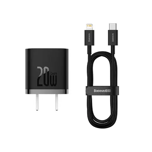 [01036] Baseus-1900 Baseus GaN5 Fast Charger 1C 20W CN Set (Mini)