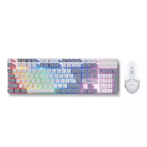 [08080] PC Power KMO2W Wired Keyboard & Mouse Gaming Combo