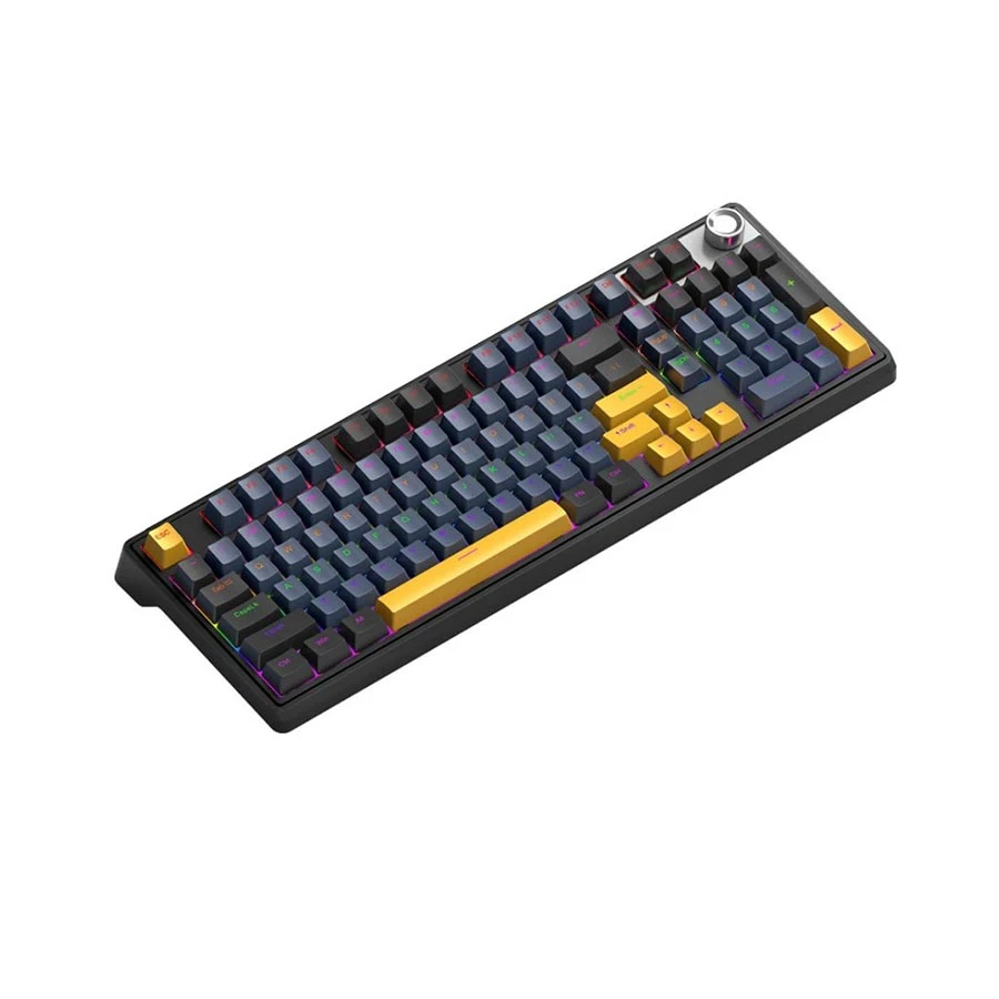 T-wolf T78 RGB Tri Mode (Red Switch) Black Mechanical Gaming Keyboard 