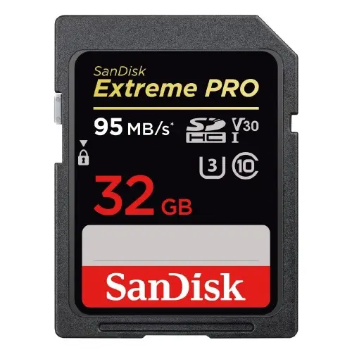 SanDisk Extreme PRO 32GB SDHC UHS-I Memory Card (SDSDXXG-032G-GN4IN)
