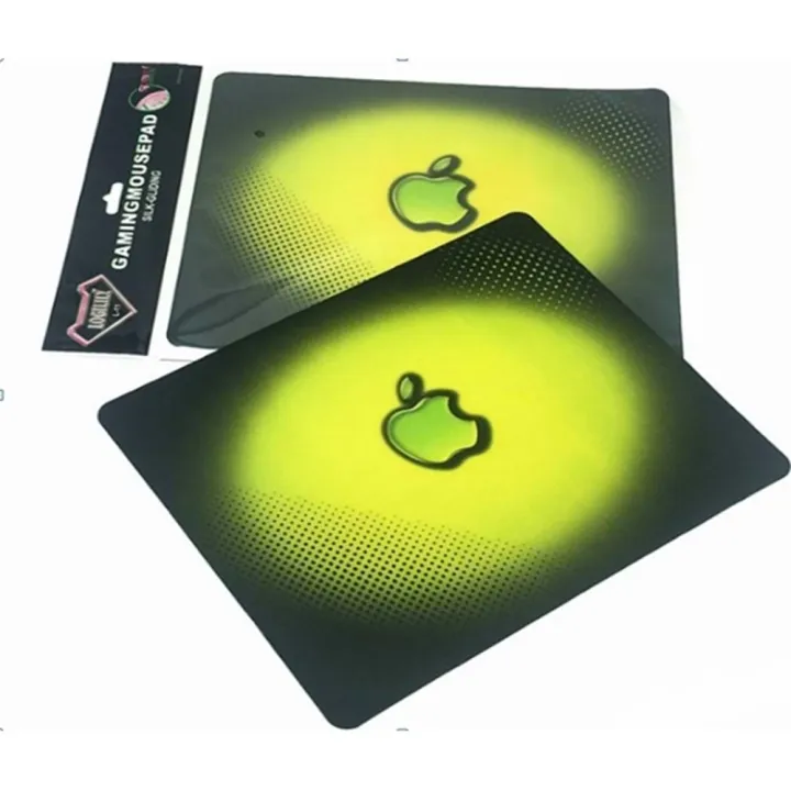 Apple Logo L11 Green Mouse Pad